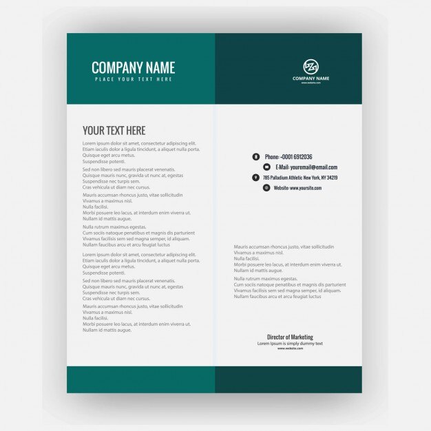brochure template Affari