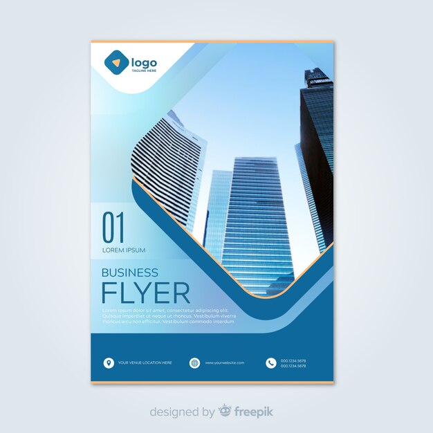 brochure template Affari