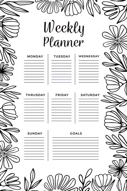 Bullet journal planner modello