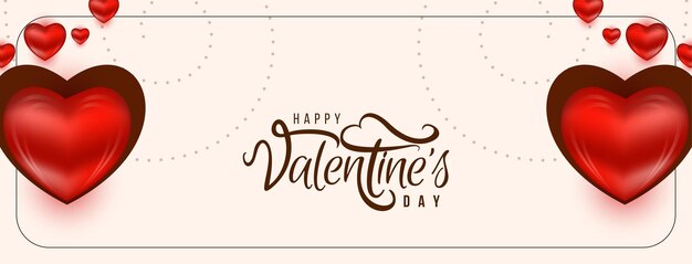 Buon San Valentino bello bello saluto banner design vettore