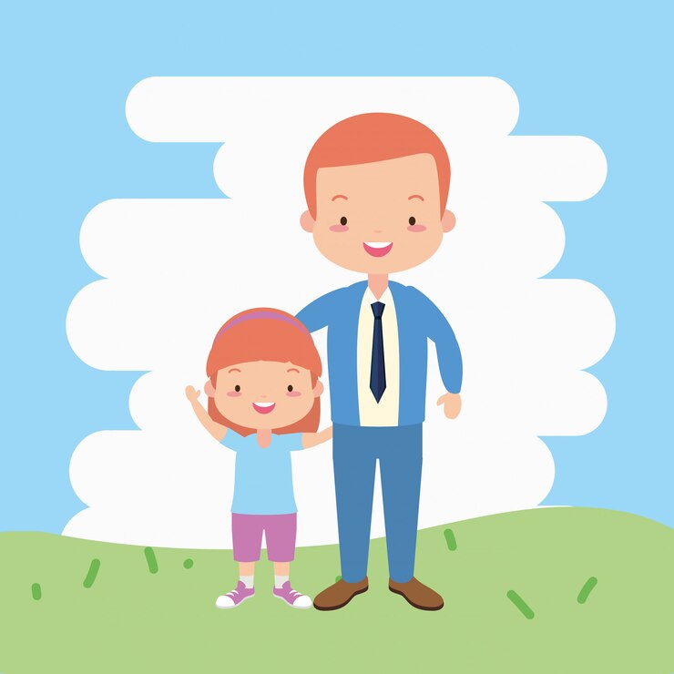 Vettore gratuito buona festa del papà
