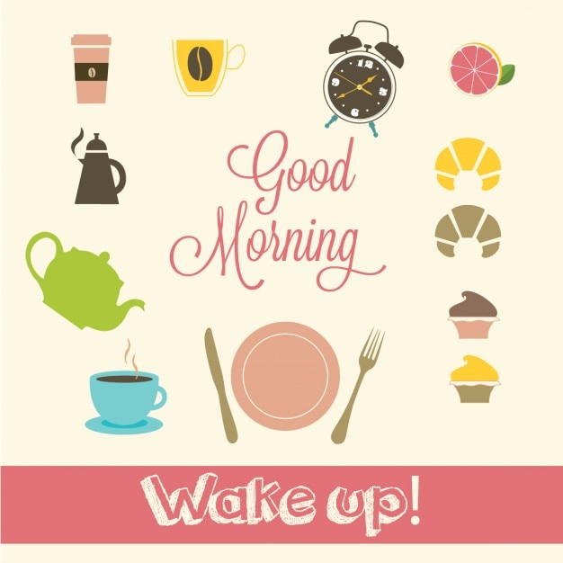 Vettore gratuito buongiorno.