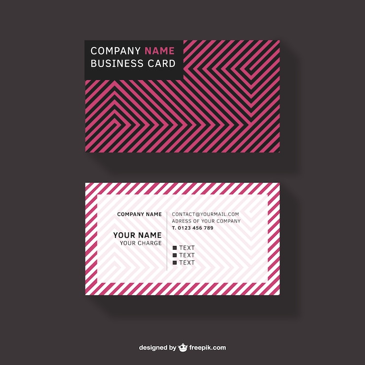 Vettore gratuito business card template free download