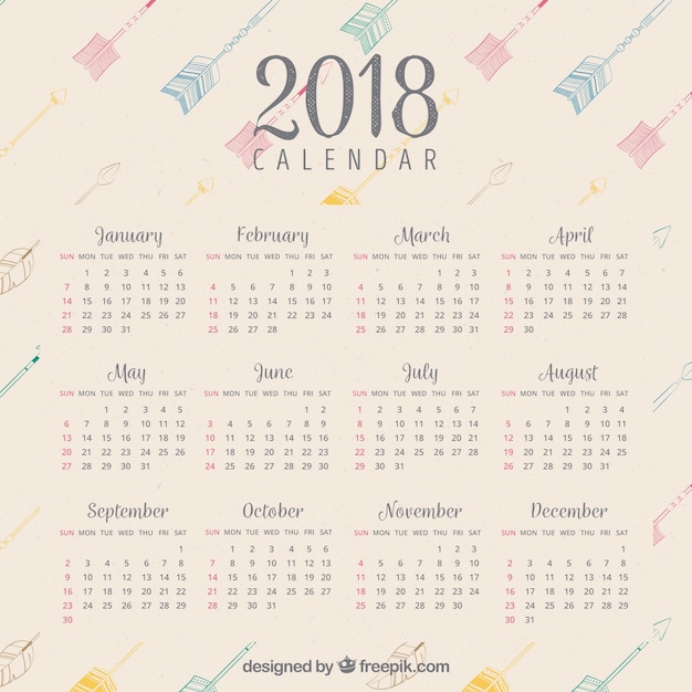 Calendario 2018