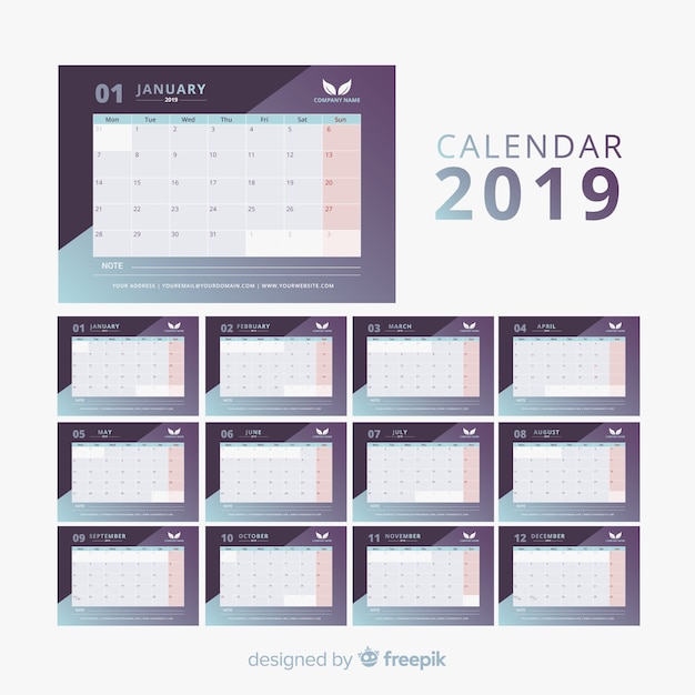 Calendario 2019