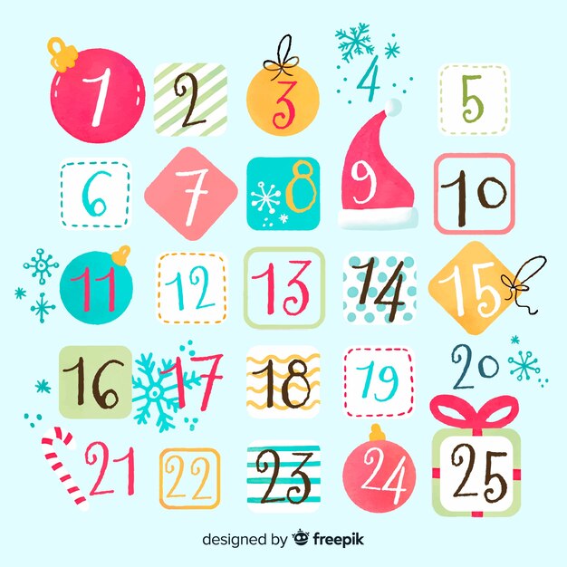 Calendario dell'avvento creativo