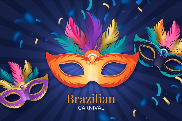 Carnevale brasiliano realistico