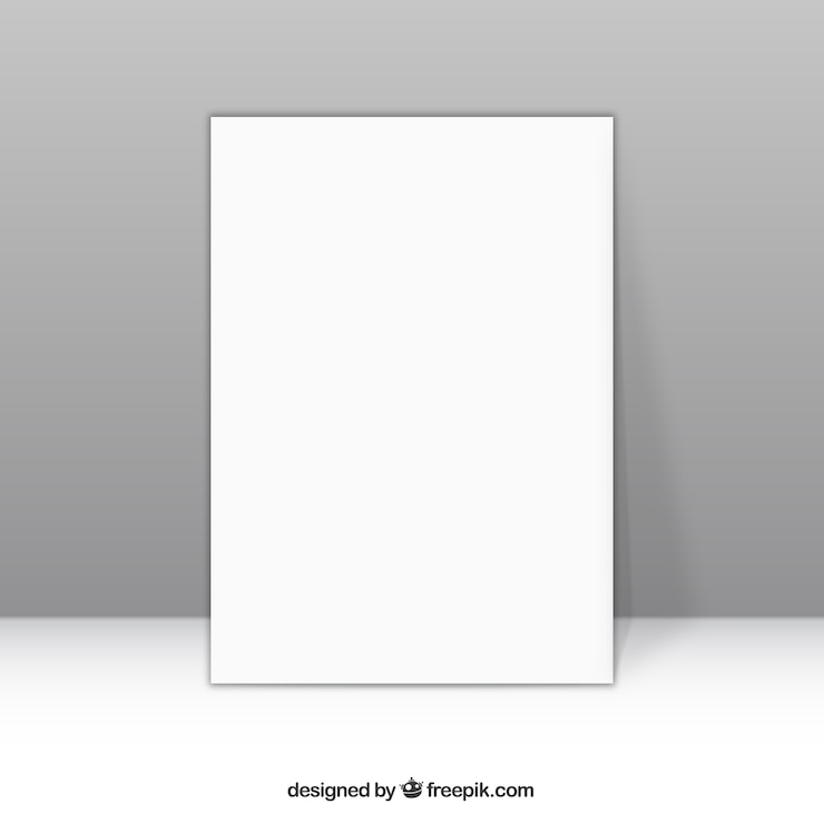 Vettore gratuito carta bianca