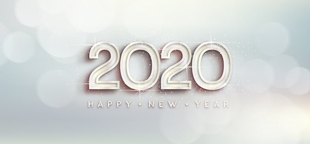 Carta da parati argento nuovo anno 2020