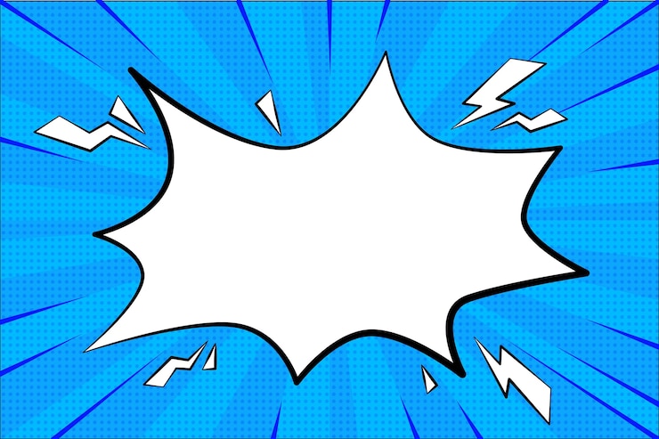 Vettore gratuito carta da parati in stile fumetto piatto