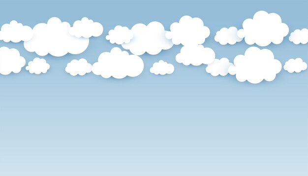 Carta da parati Skye con soffici nuvole