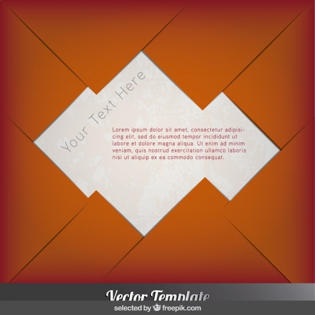 Vettore gratuito carta modello rosso