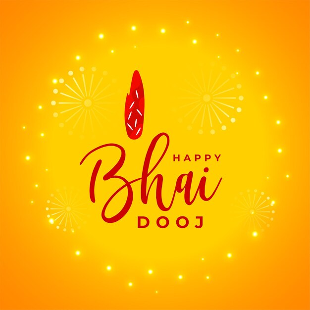 celebrare l'occasione culturale bhai dooj con il tradizionale vettore di disegno di sfondo