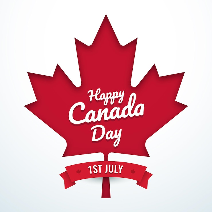 Vettore gratuito celebrazione del giorno in canada