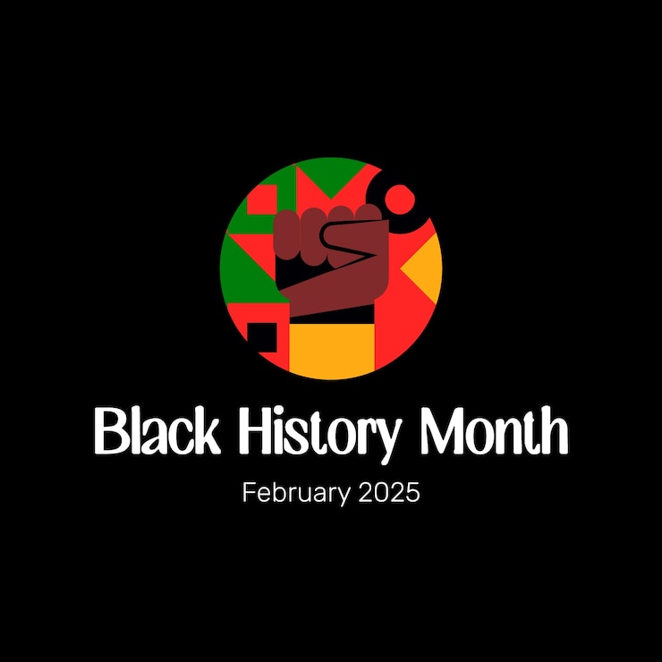Vettore gratuito celebrazione del mese della storia nera