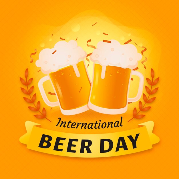 Celebrazione della giornata internazionale della birra piatta