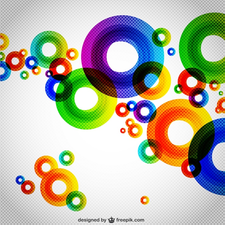 Vettore gratuito cerchi background