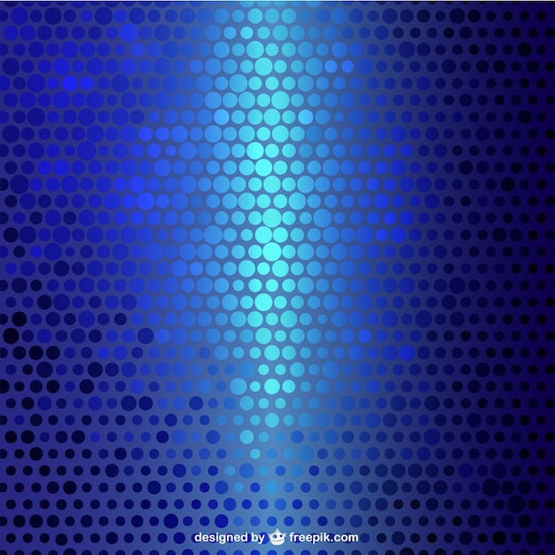 Cerchi blu pattern di sfondo