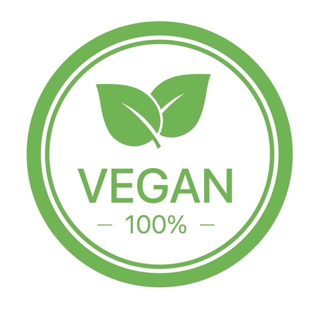 Cerchio verde vegano