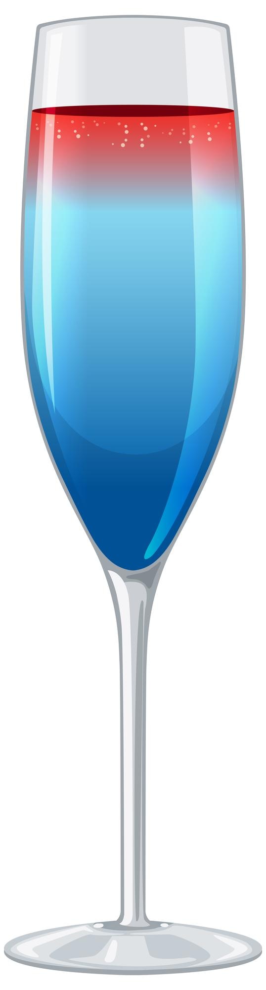 Vettore gratuito cocktail patriottico in vetrine eleganti