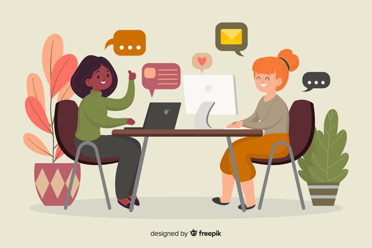 Vettore gratuito collaboratori del concetto di pagina di destinazione