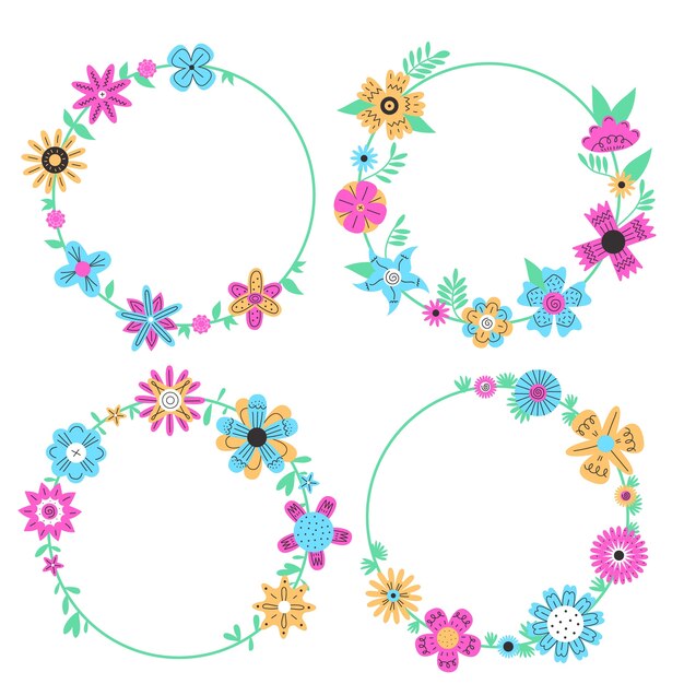 Collezione corone di fiori