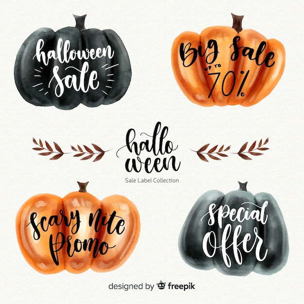 Collezione creativa di distintivi di vendita di halloween