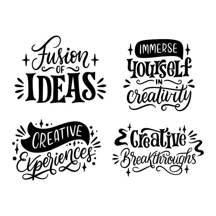 Vettore gratuito collezione di adesivi di letteratura creativa