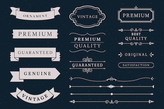 Collezione di banner di qualità Premium