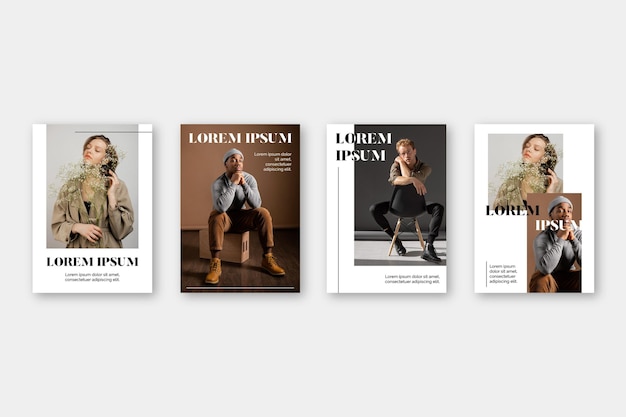 Collezione di copertine di riviste con foto