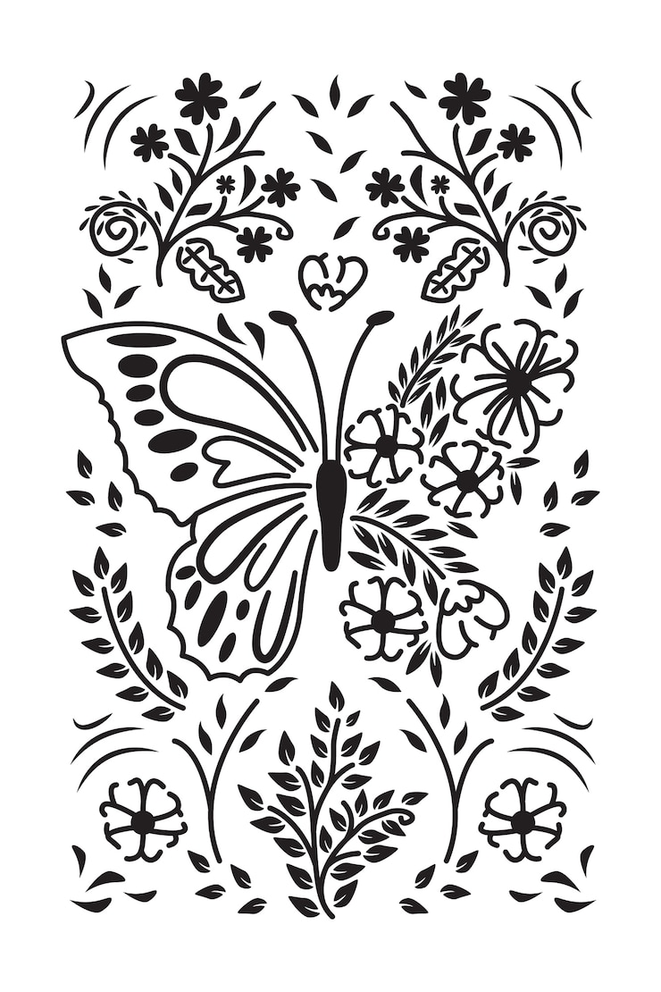 Vettore gratuito collezione di elementi a stencil disegnati a mano
