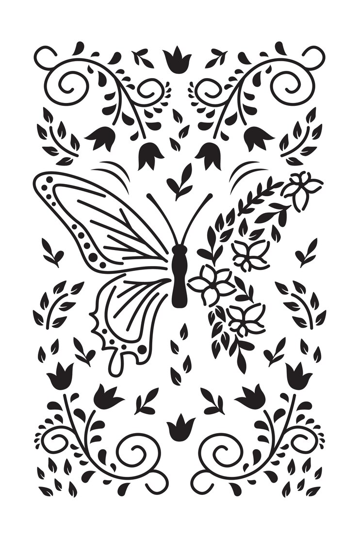 Vettore gratuito collezione di elementi a stencil disegnati a mano