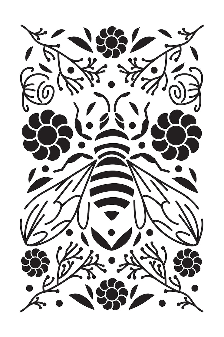 Vettore gratuito collezione di elementi a stencil disegnati a mano