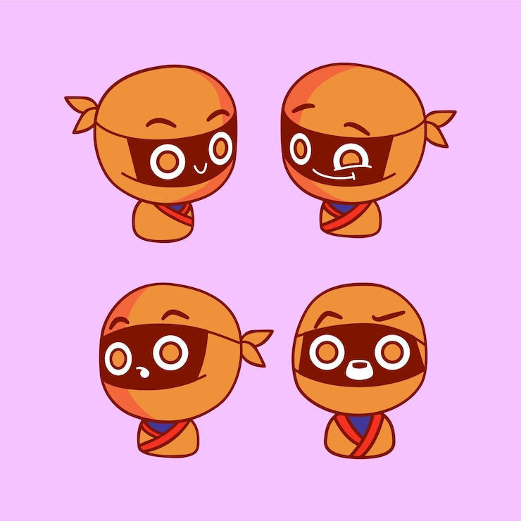 Vettore gratuito collezione di elementi di emote disegnati a mano