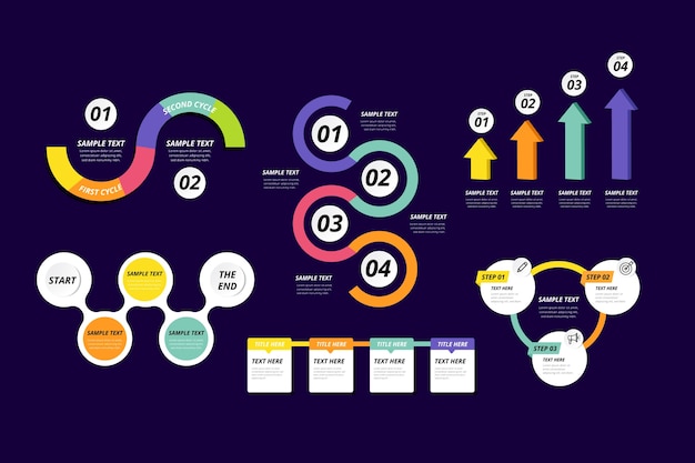 Collezione di elementi infografici