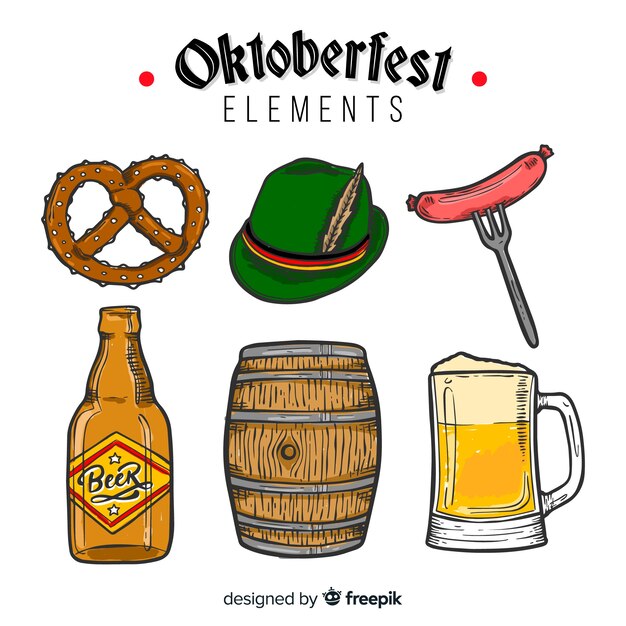 Collezione di elementi Oktoberfest