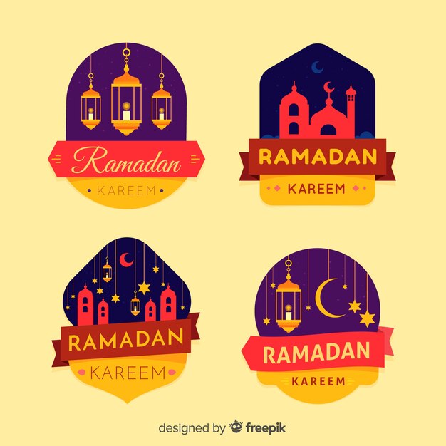 Collezione di etichette Ramadan
