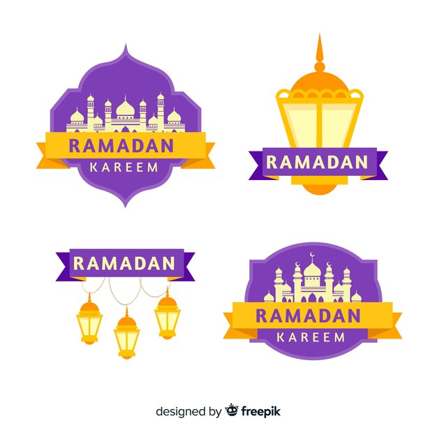 Collezione di etichette Ramadan