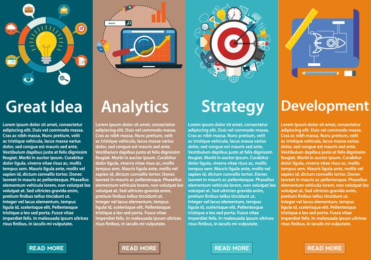 Vettore gratuito collezione di marketing banner