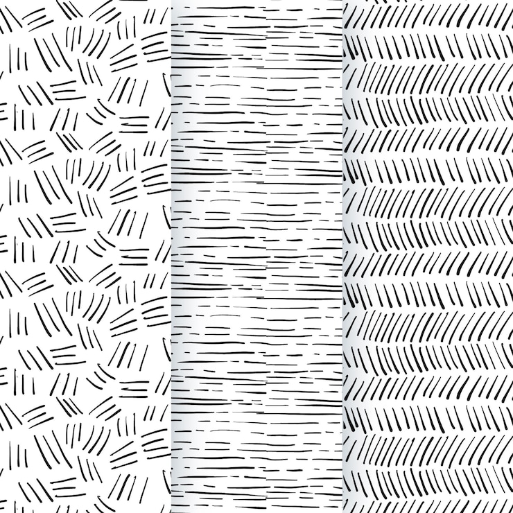 Vettore gratuito collezione di modelli disegnati a mano di incisione