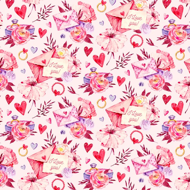 Collezione di pattern di San Valentino