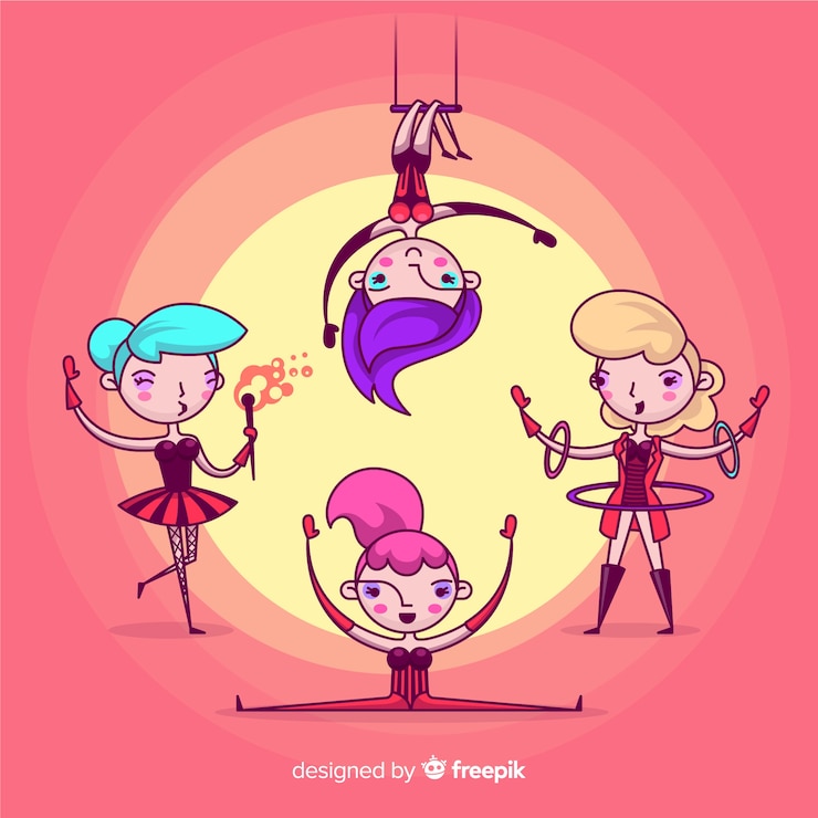 Vettore gratuito collezione di personaggi in costume di carnevale