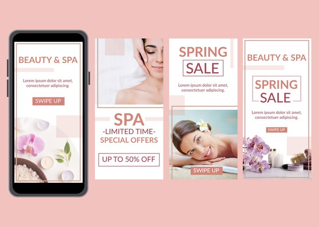 Collezione di storia instagram vendita primavera