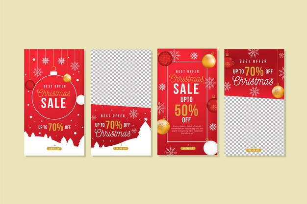 Collezione di storie di Natale in vendita su Instagram