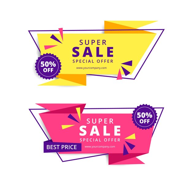 Collezione Super Sales Banner
