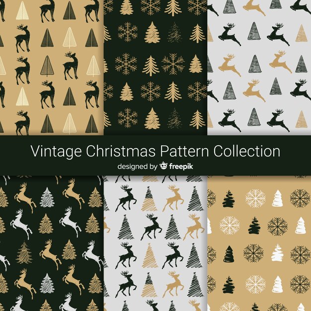 Collezione Vintage Christmas Pattern