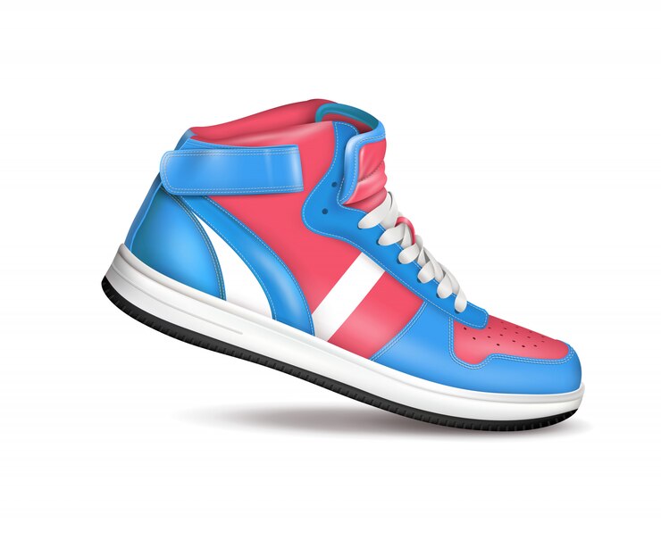 Vettore gratuito color sport sneaker