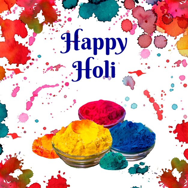 Colorato holi gulal