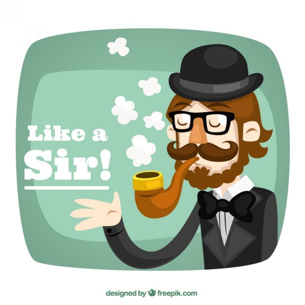Vettore gratuito come un signore!