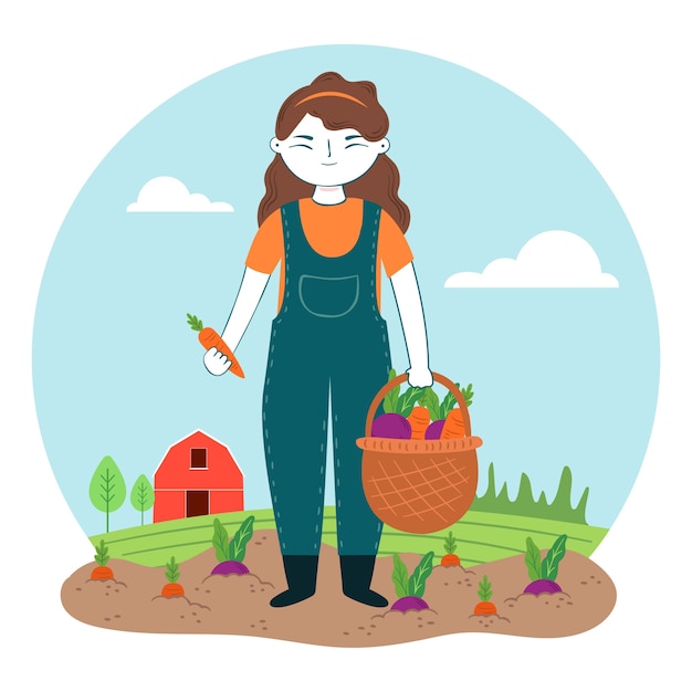 Concetto di agricoltura biologica